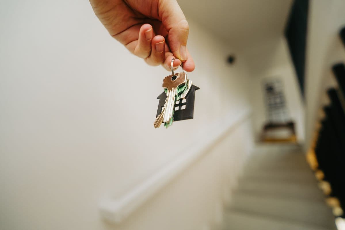 House for rent with key handoff