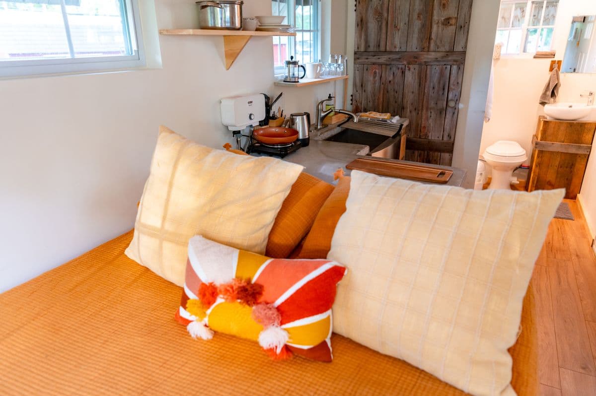 Cozy tiny house interior